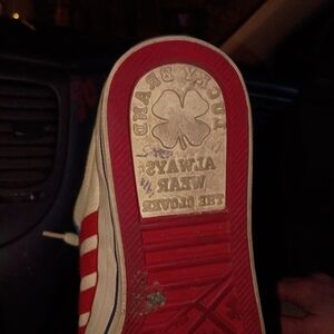 Lucky Brand Kids Red and White Sneakers